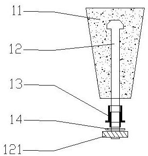 Fabricated steel-concrete composite structure and composite connecting piece thereof