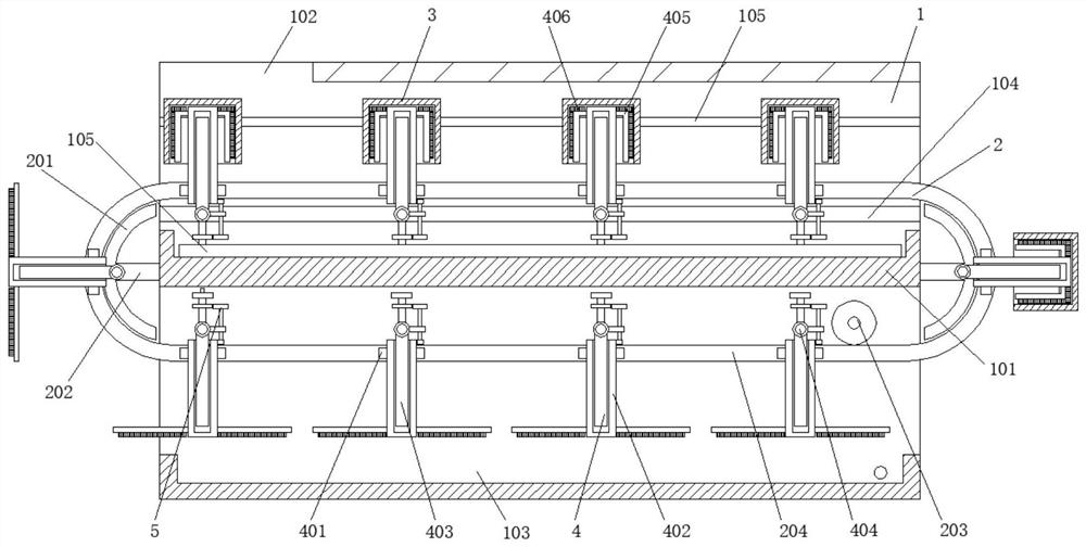 A cleaning mechanism for the inner wall of a barrel