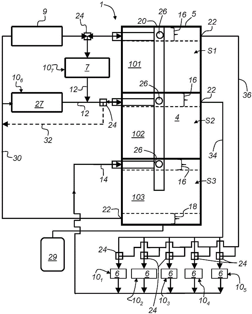 Device and method for storing heat for heat consumption parts in beverage preparation equipment