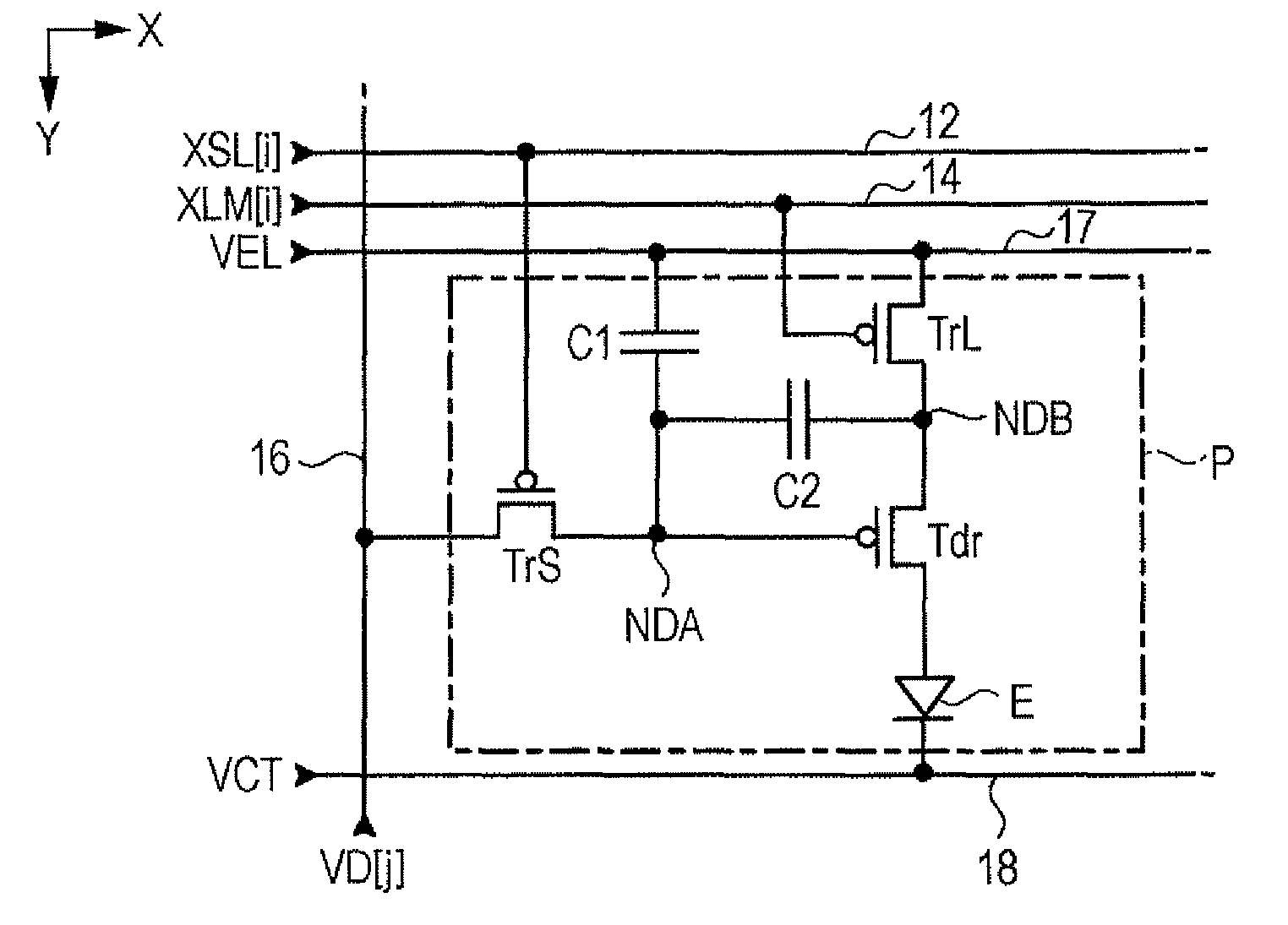 Pixel circuit, driving circuit, light emitting apparatus, electronic apparatus and driving method of pixel circuit