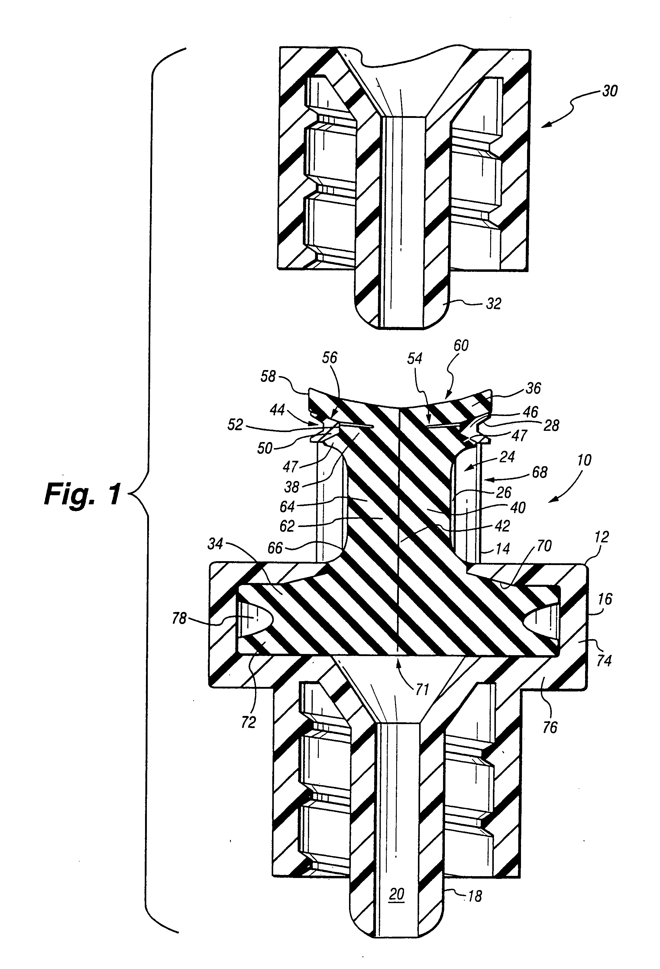 Luer receiver and method for fluid transfer