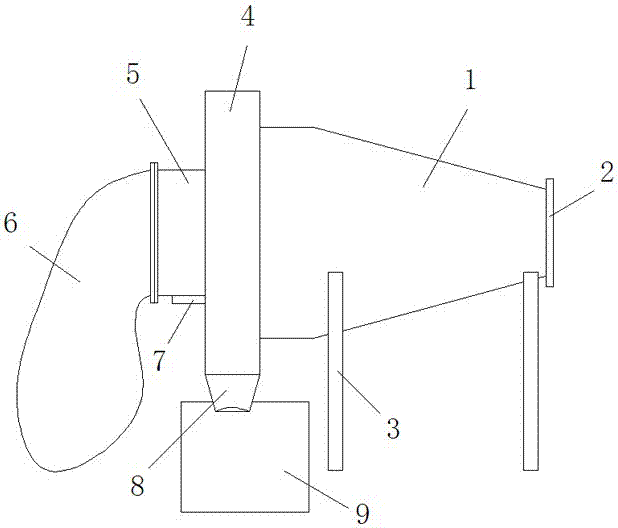 Malt recycling device for beer production workshop