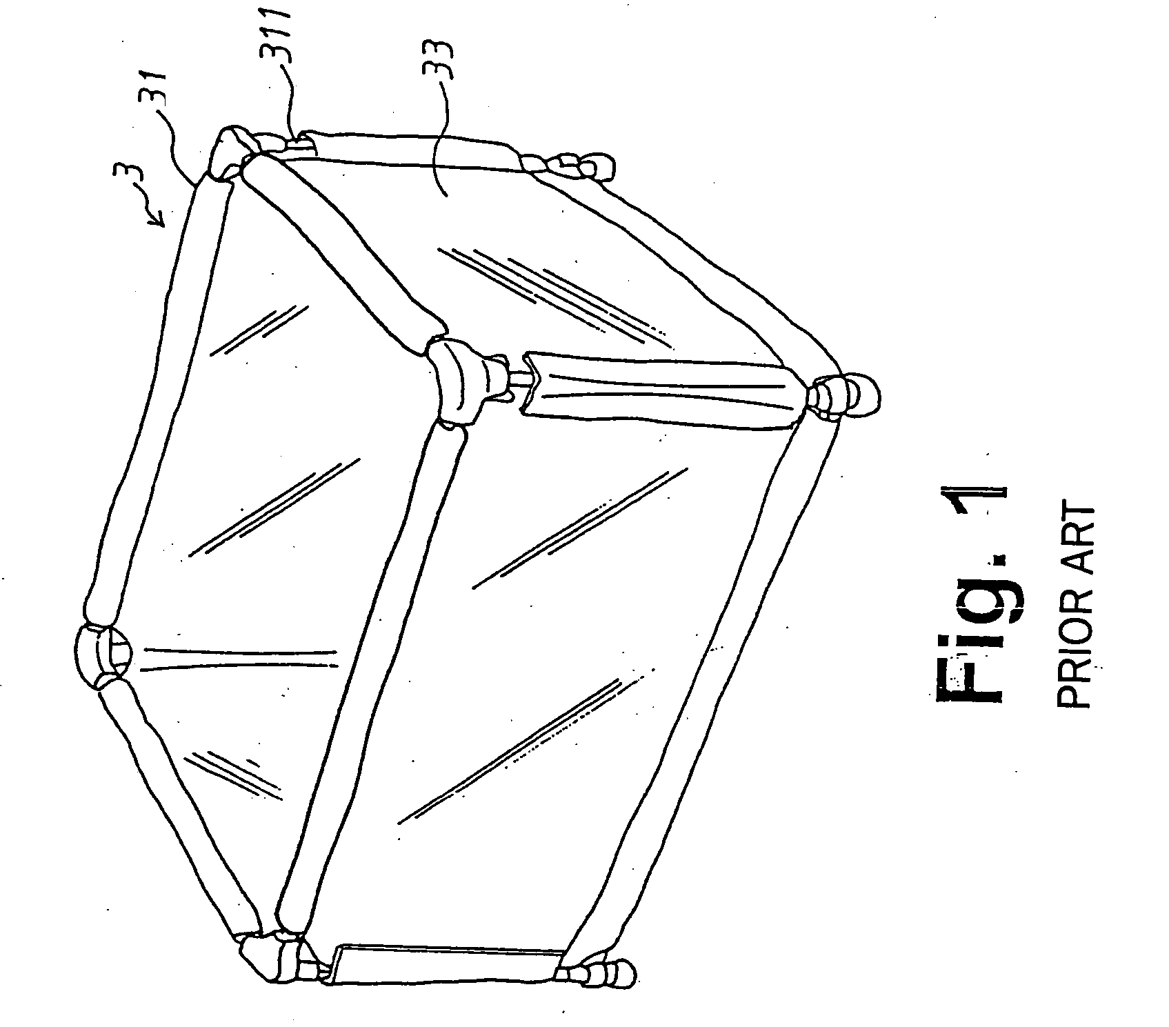 Playpen with double columns at each corner