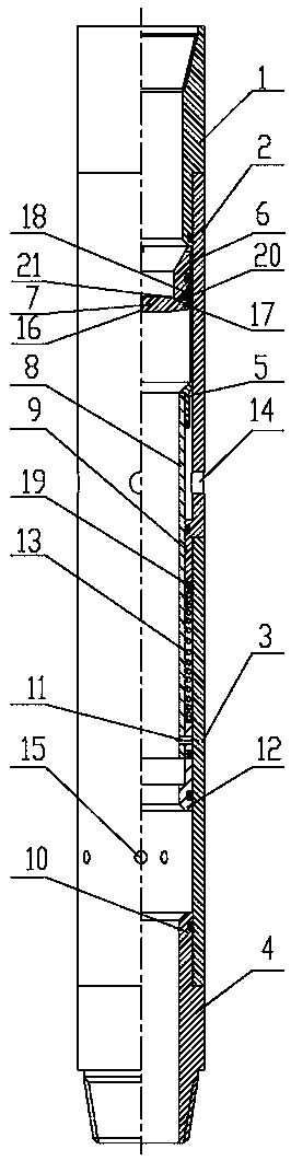 Pressure reducing device for lowering tail pipe