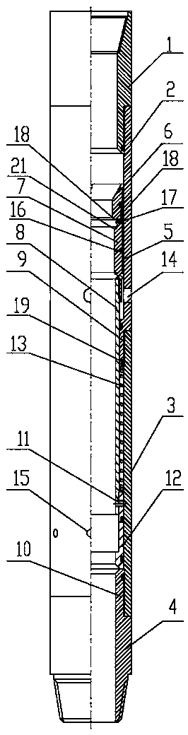 Pressure reducing device for lowering tail pipe