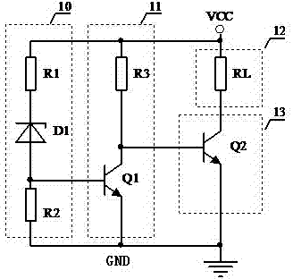 AC-DC (alternating current-direct current) drive output filter capacitor quick active leakage circuit