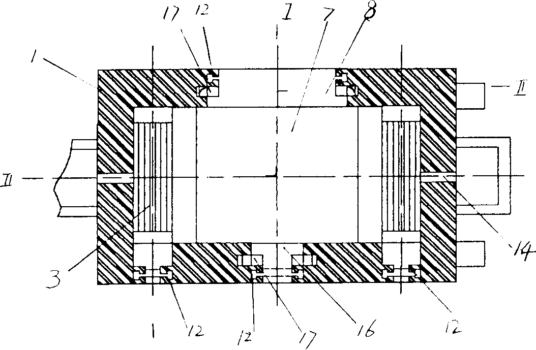 Heating furnace with double burning chamber for forging