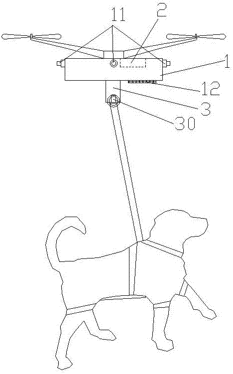 Automatic intelligent pulling unmanned aerial vehicle control method and unmanned aerial vehicle