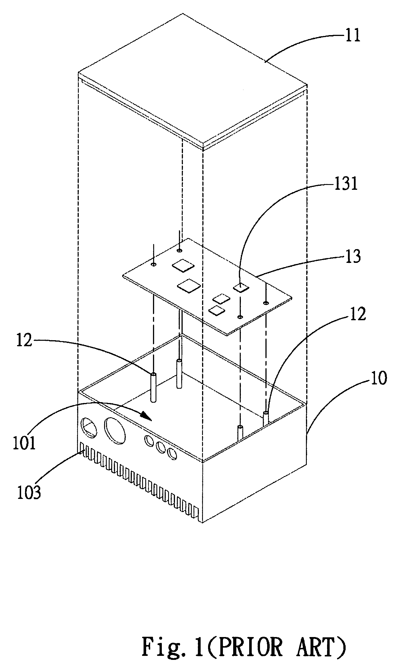 Heat dissipation structure for communication chassis