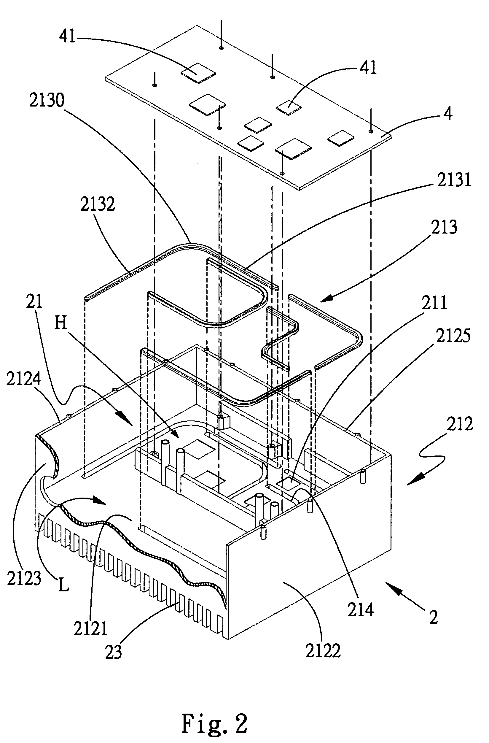 Heat dissipation structure for communication chassis