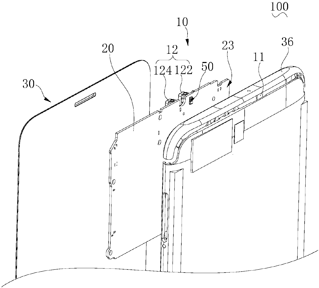 Anti-interference circuit structure and mobile terminal