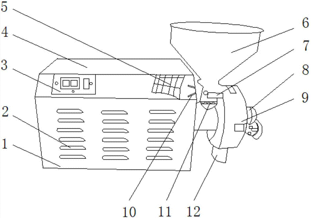 Household intelligent flour machine