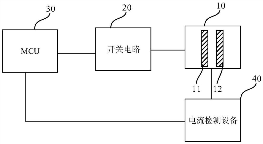 Control device for water electrolysis equipment, water electrolysis device and air sterilizer