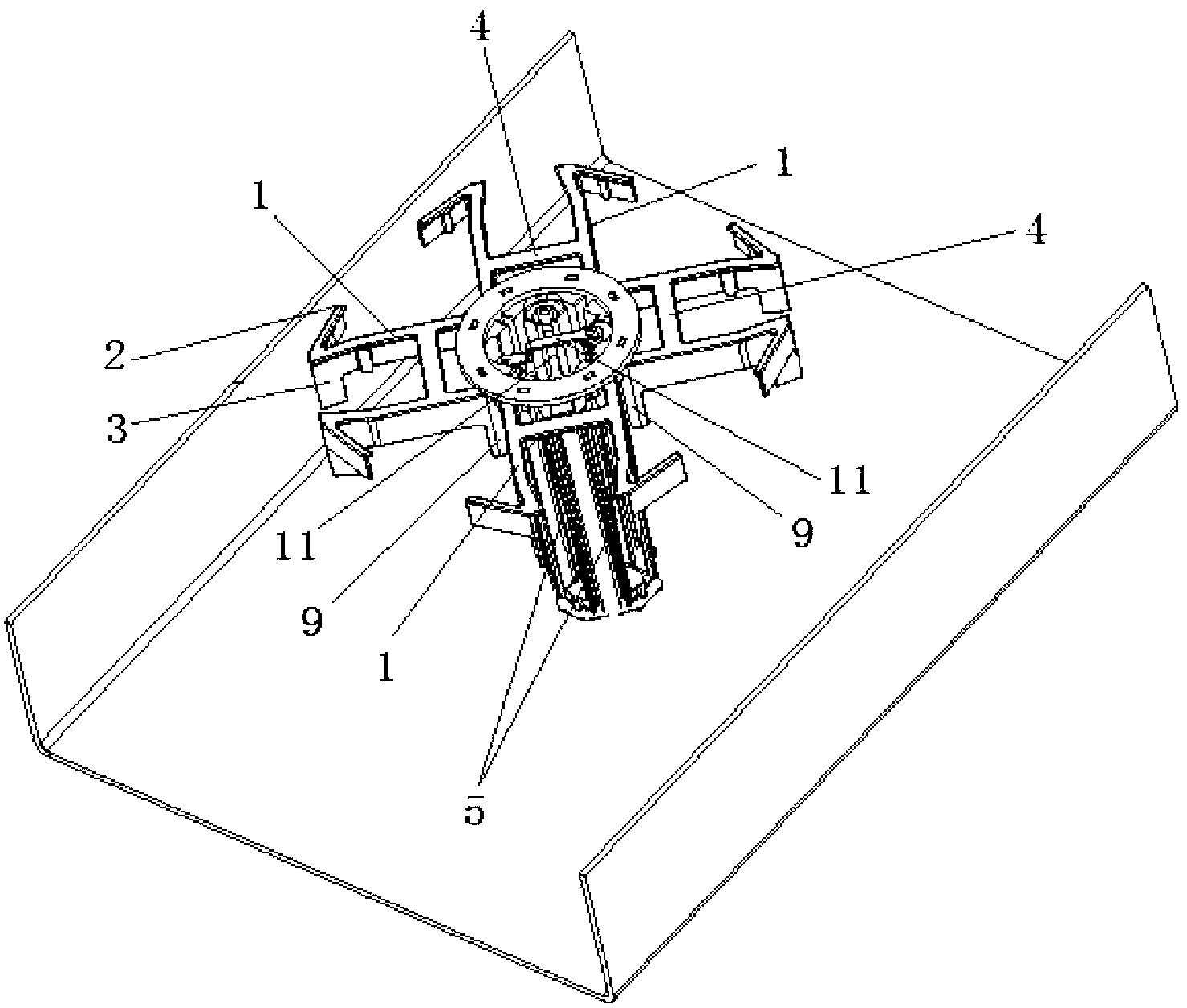 Ultra-wideband and wide beam bipolar antenna unit