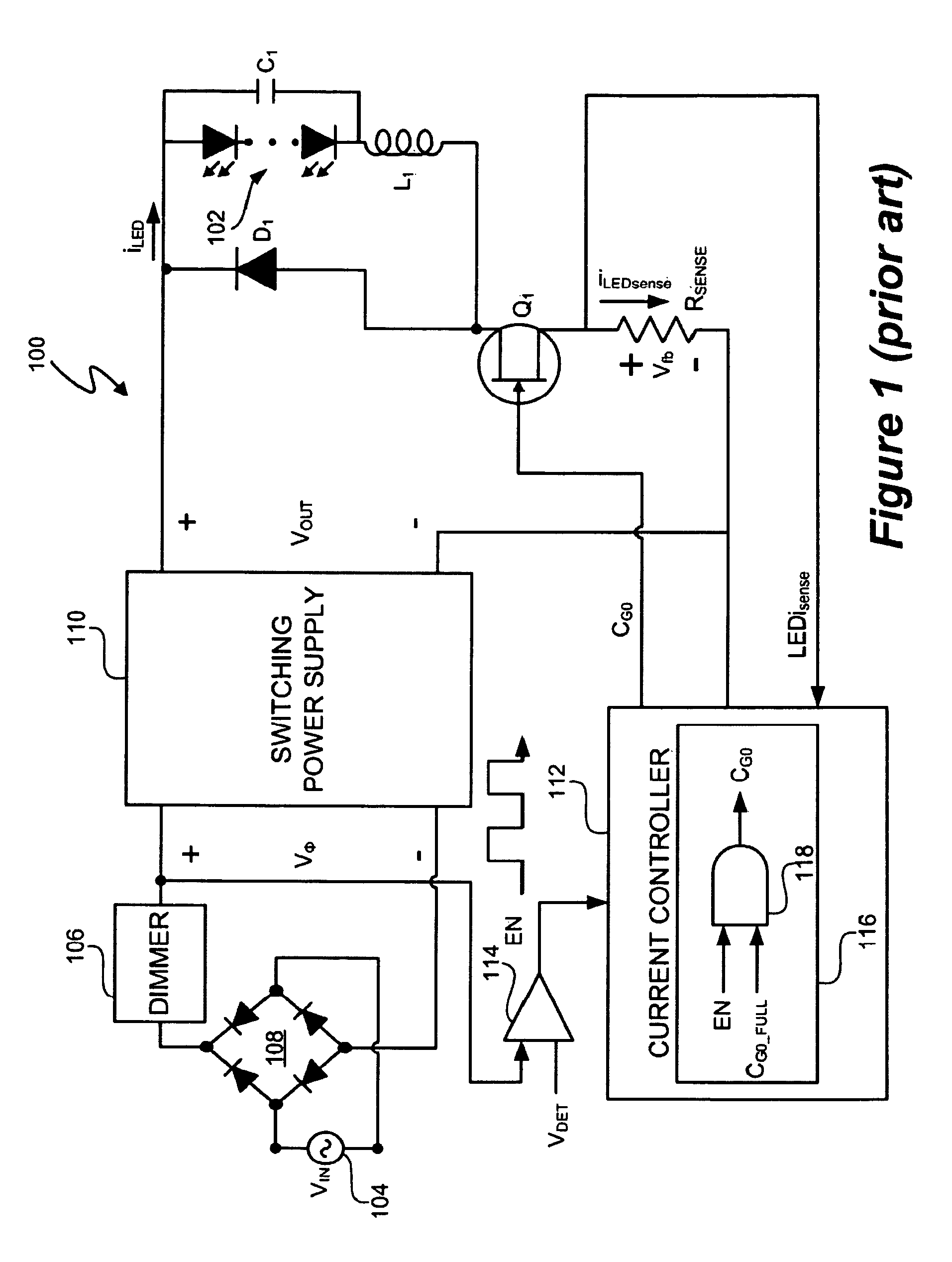 LED lighting system with accurate current control