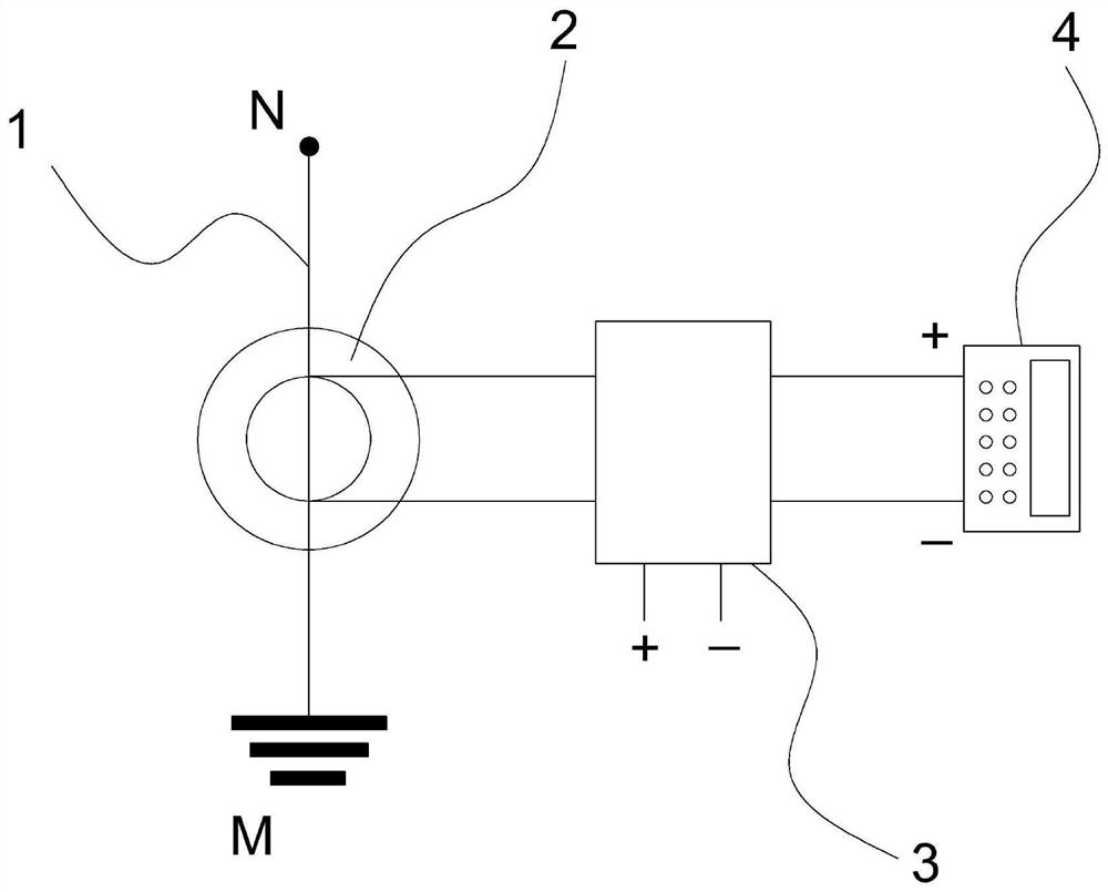 A CT secondary circuit multi-point grounding online monitoring device and monitoring method thereof