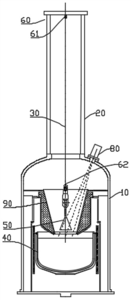 Czochralski centering calibration system and calibration method for single crystal furnace