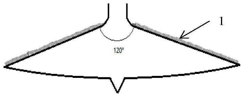 Method for adhering dirty materials in growth process of germanium crystals