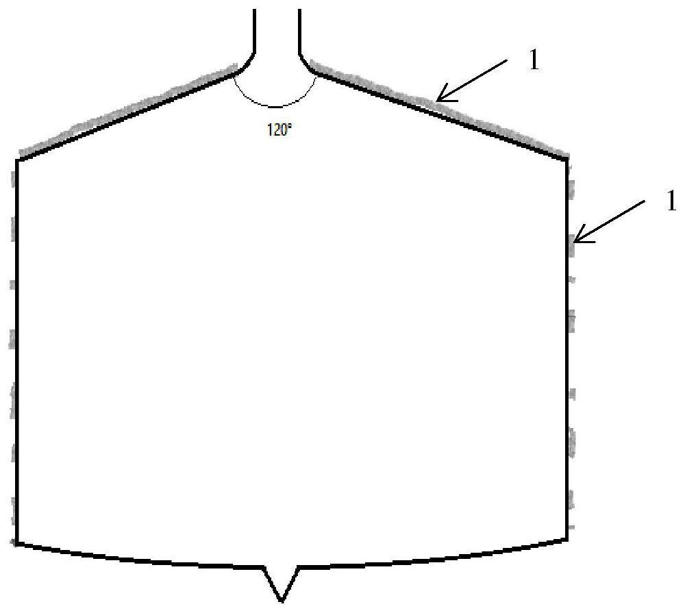 Method for adhering dirty materials in growth process of germanium crystals