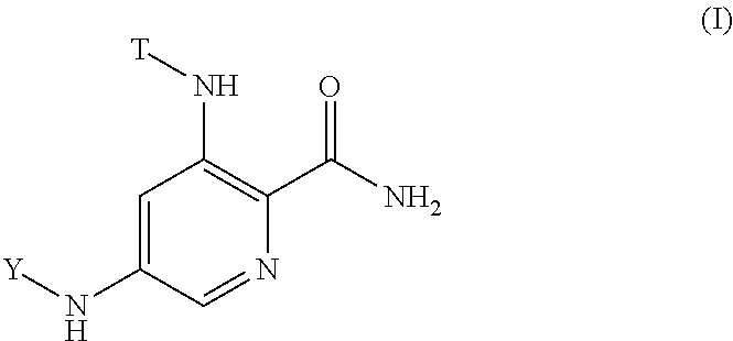 Substituted picolinamide kinase inhibitors