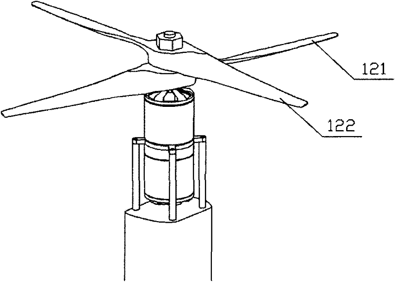 Vertically taking off and landing small unmanned aerial vehicle