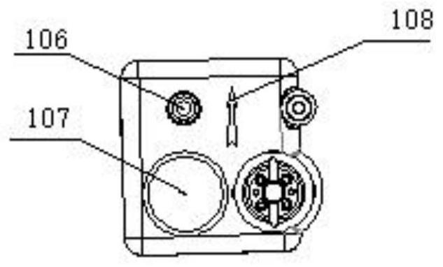 Voltage and current measurement energy taking device of power transmission and distribution line