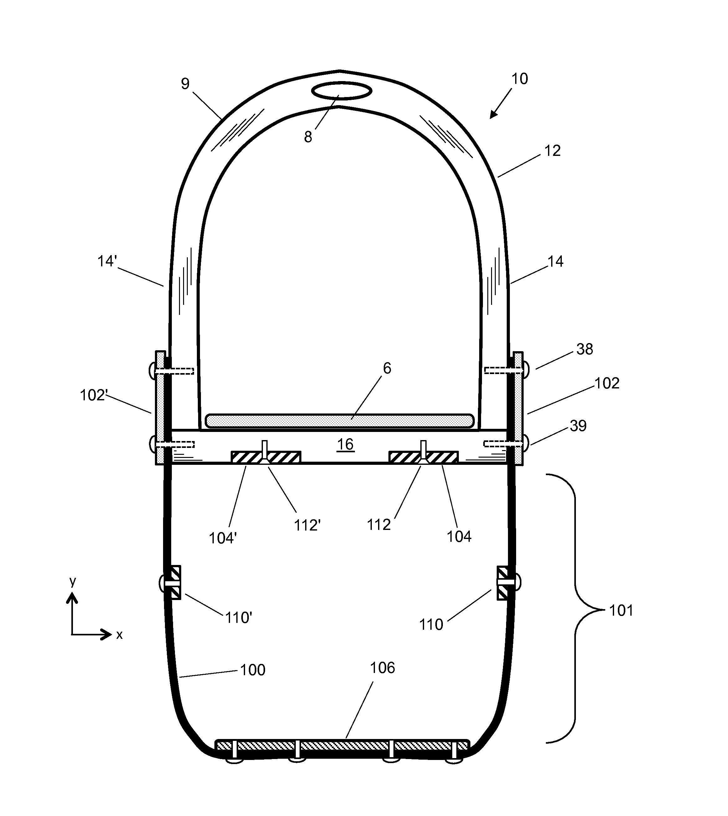 Retractable stirrup extension