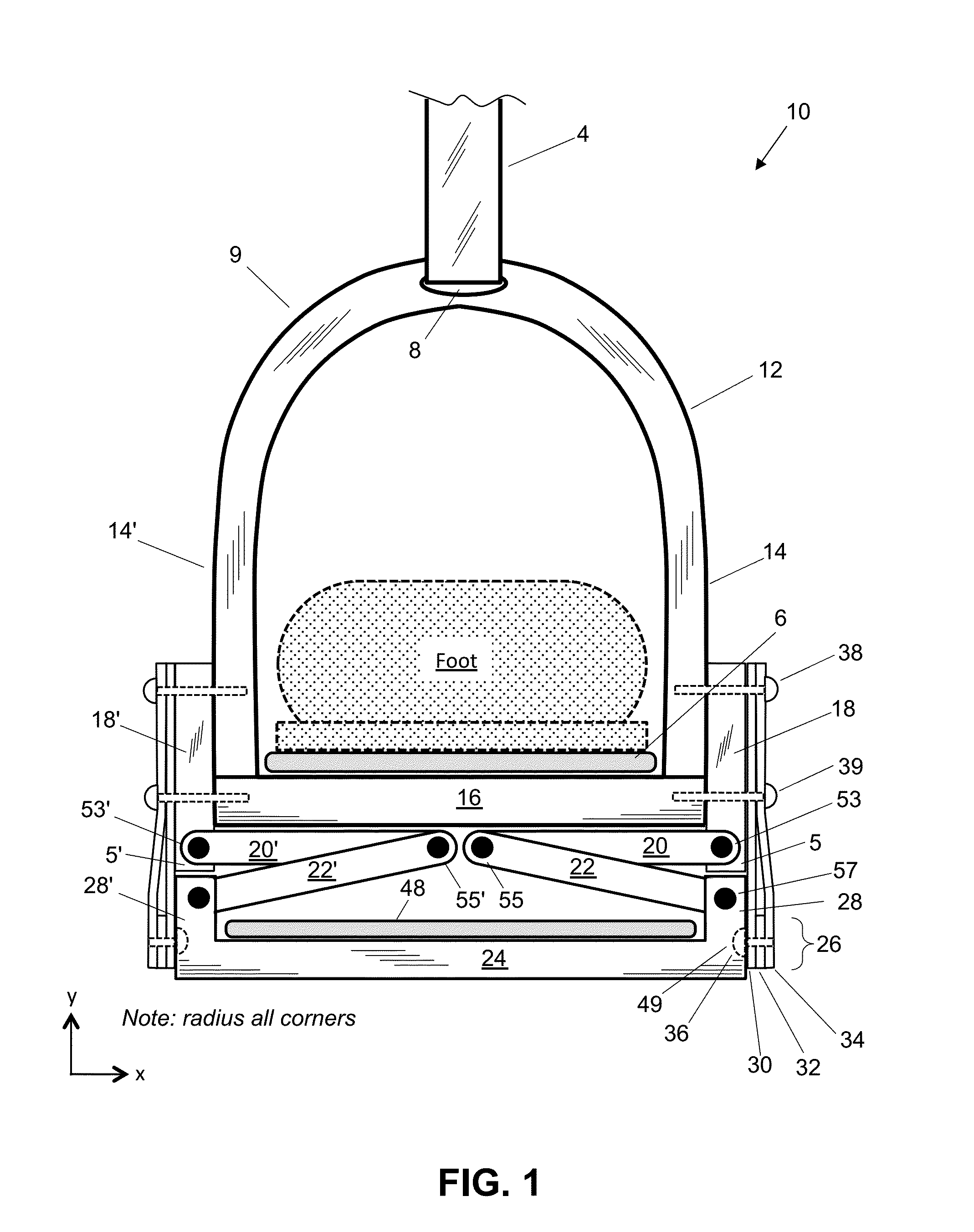 Retractable stirrup extension