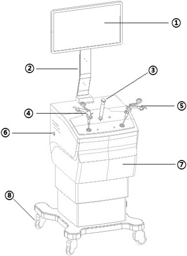 Simulation thoracoscopic surgery training aid