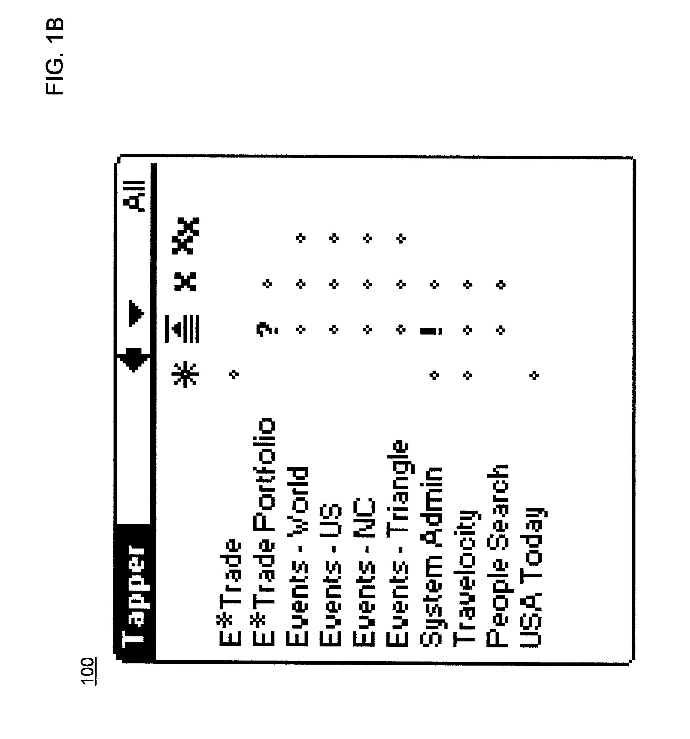 Multi-functional application launcher with integrated status