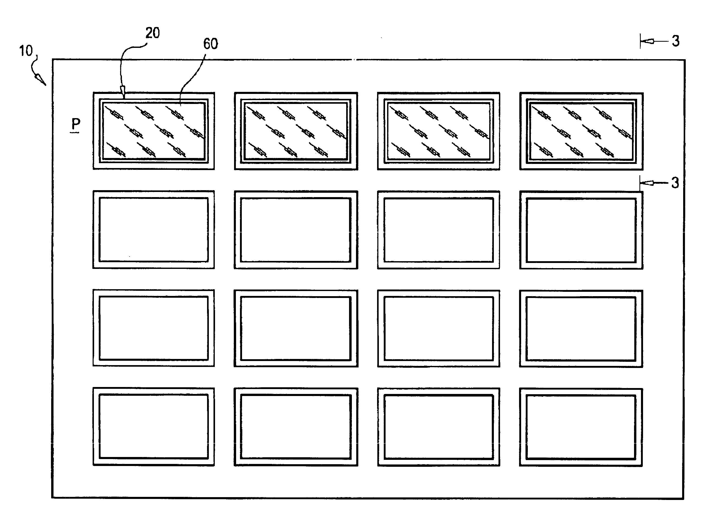 Window assembly for opening closures