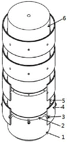 An integrated multi-stage high-voltage pulse isolation inductor