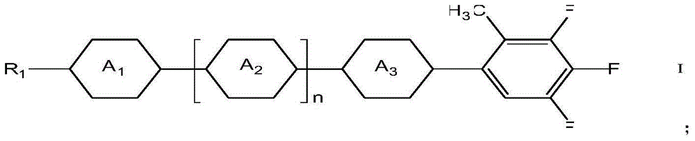 Liquid crystal composition containing 2-methyl-3,4,5-trifluorophenyl liquid crystal compound and application thereof