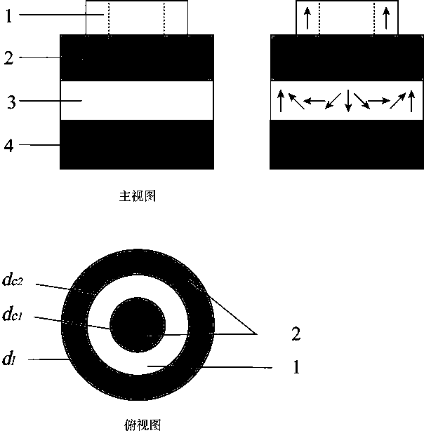 Microwave detection element