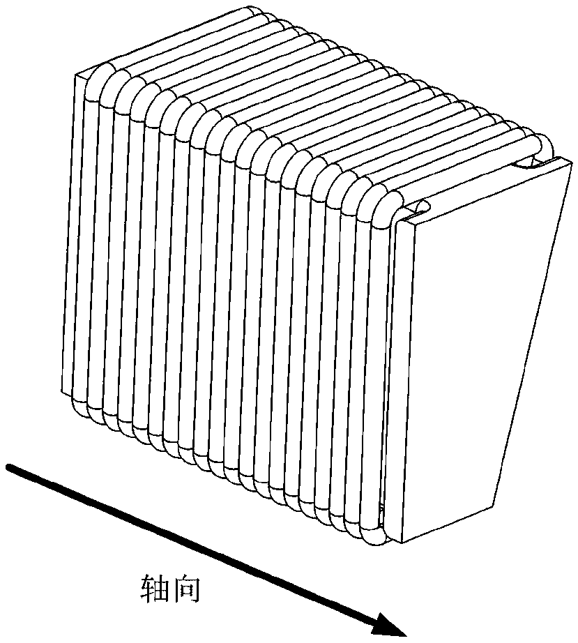 Axial flux in-wheel motor with enhanced heat dissipation of windings