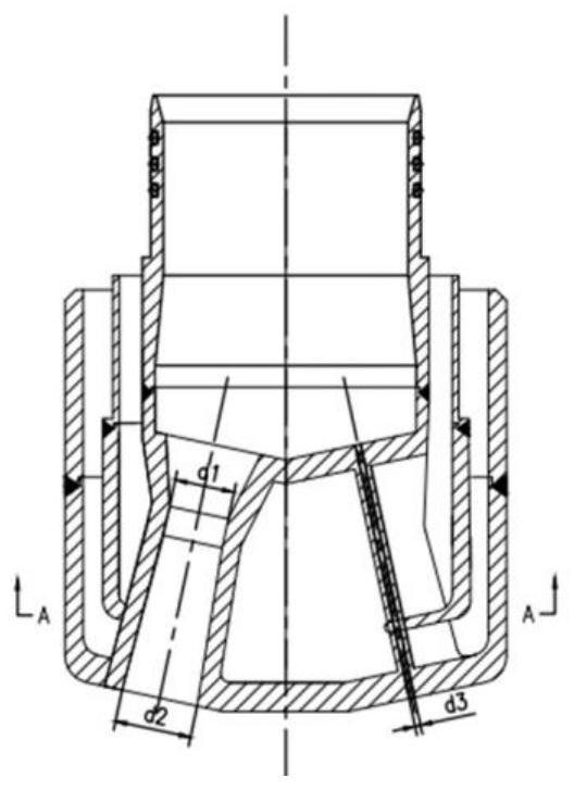 A top-blown oxygen lance, a vanadium-extracting top-bottom double-blowing method, and a vanadium-extracting smelting method