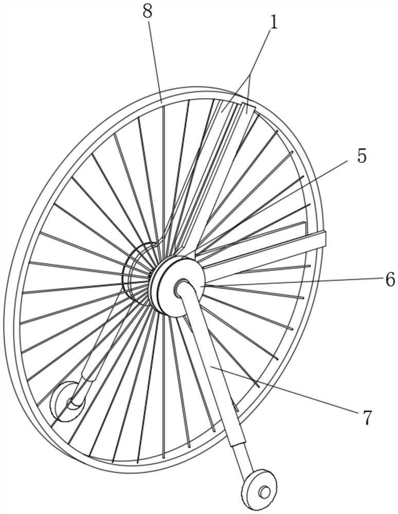 A bicycle learning aid