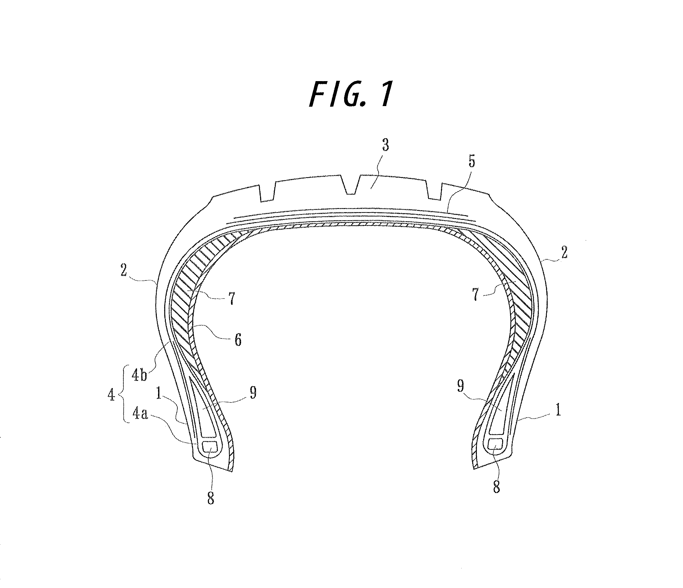 Rubber laminate, run-flat tire, and pneumatic tire