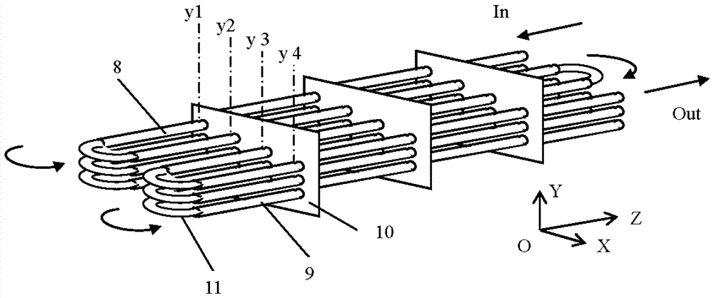 A Inclined Coil Heating Furnace