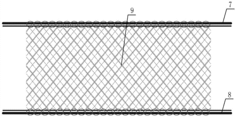 Processing method for large netting gear clothes of double-layer structure