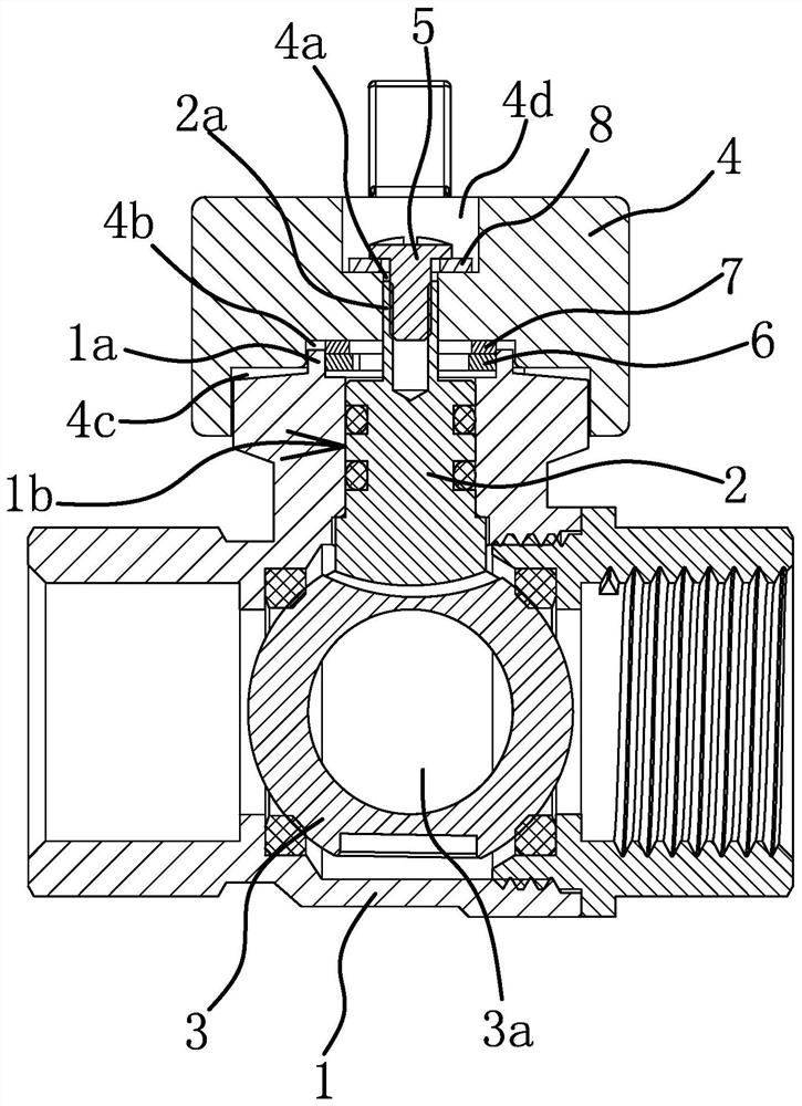 Fuel gas magnetic locking ball valve