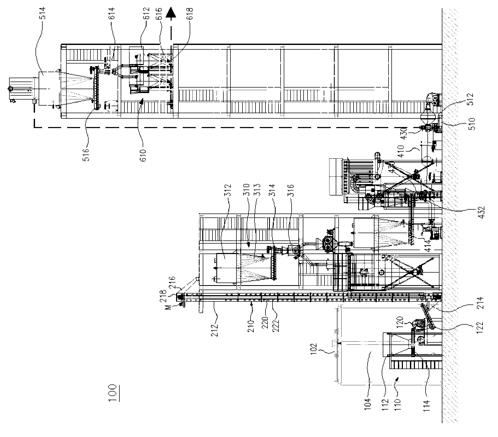 Device for pulverizing and distribution transferring for coal