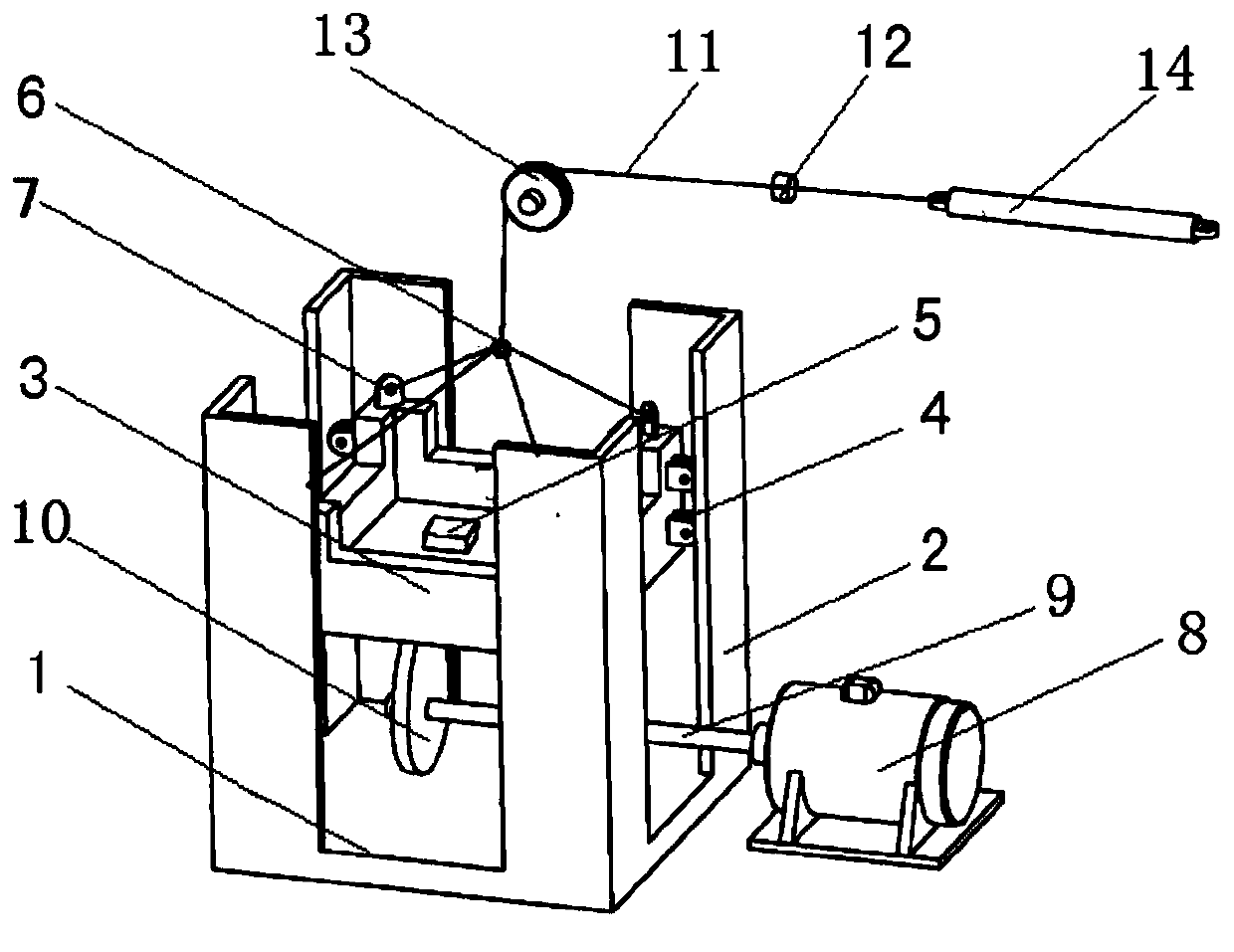 Loading method and loading device for fatigue test