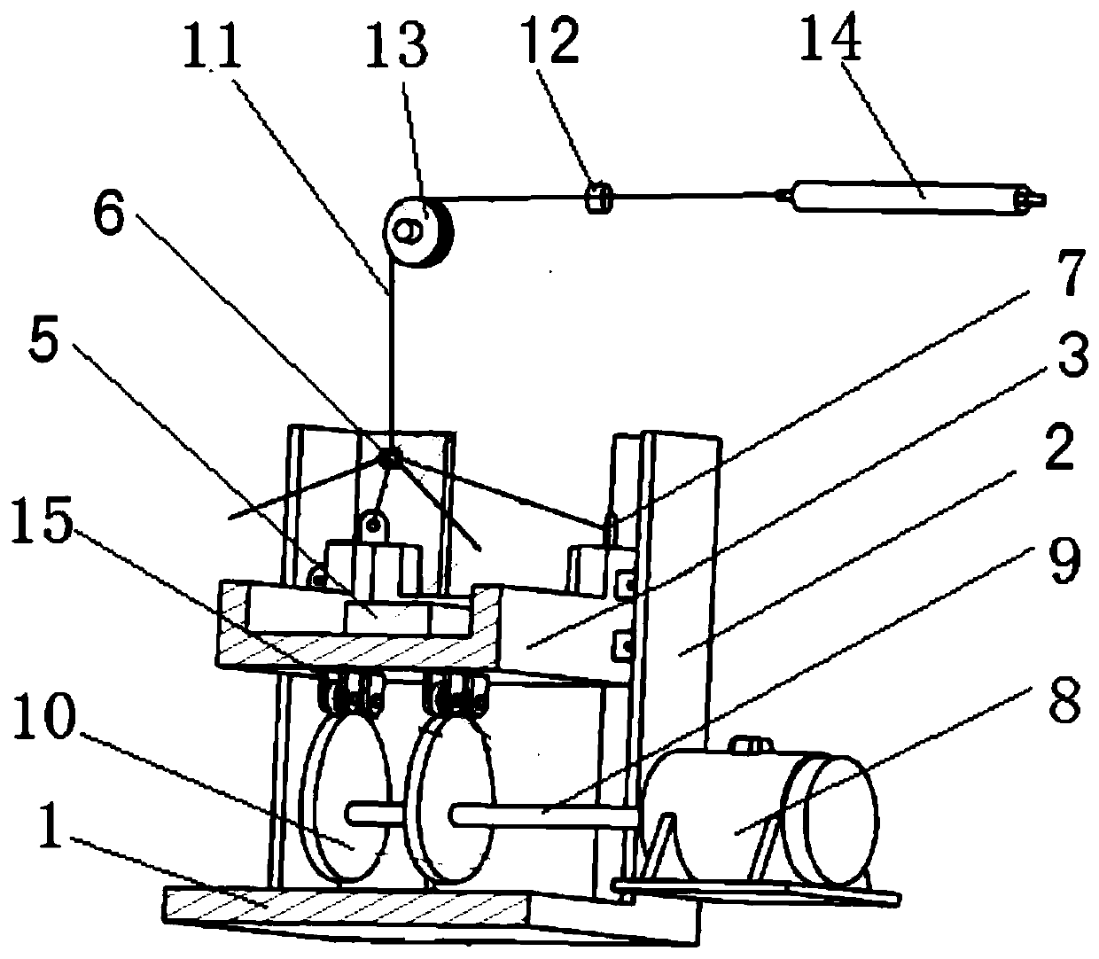 Loading method and loading device for fatigue test