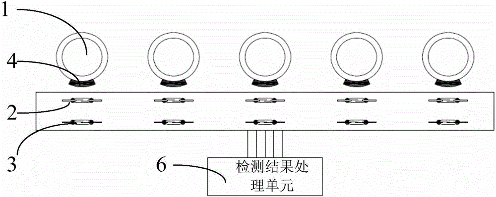 Roller kiln subarea broken roller detection method and system