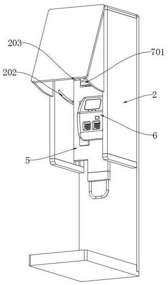 New energy charging pile capable of being stored and protected