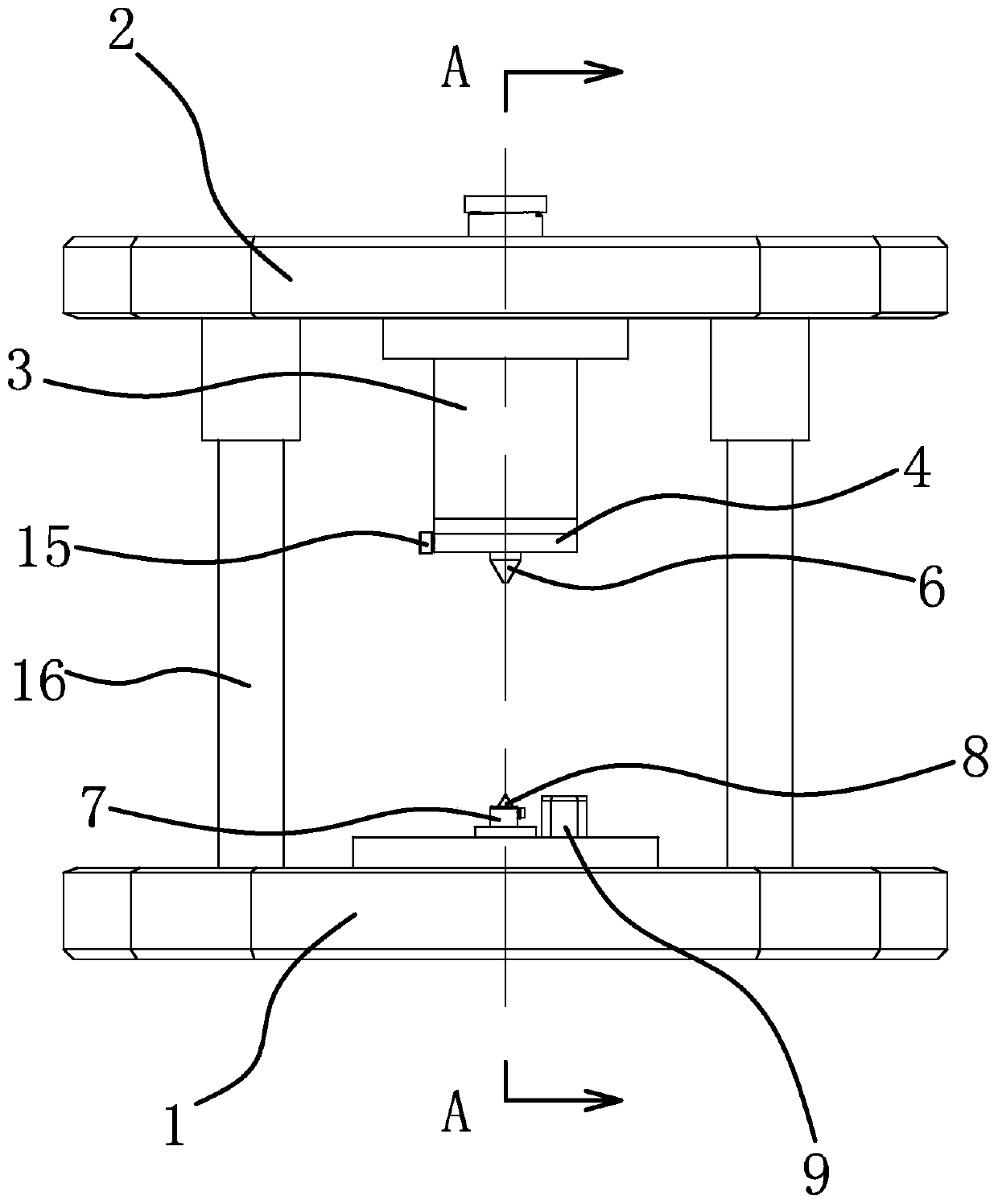 Crankshaft throw timing sprocket press-fitting device