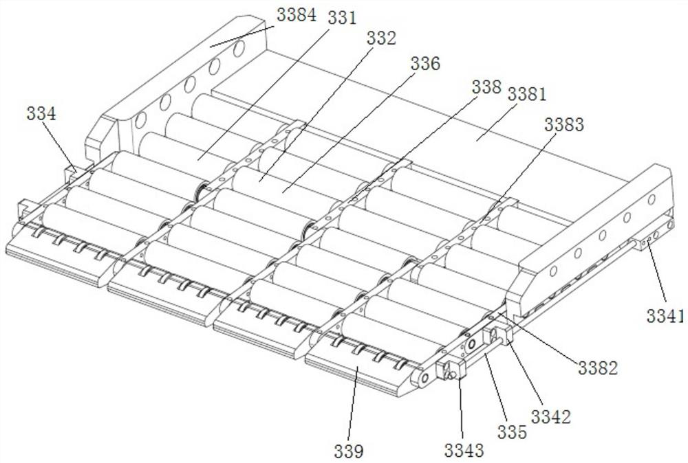 Internal forklift parking robot control system with gear tooth structure and method