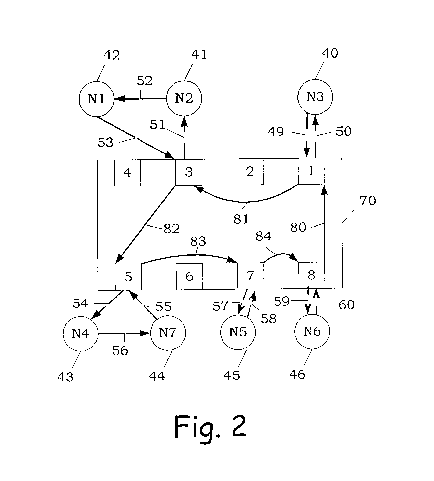 Methods and apparatus for switching fibre channel arbitrated loop devices