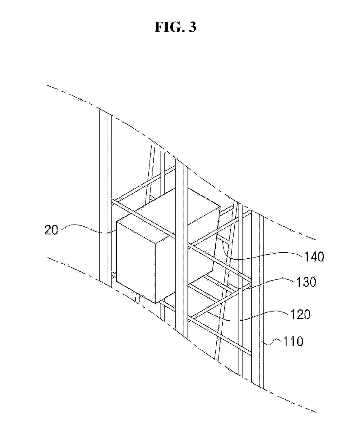 Curved screen support and theater comprising same